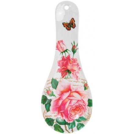 Redoute Rose Spoon Rest