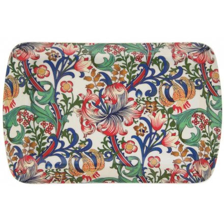 Golden Lily Serving Tray, Small 