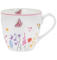  this Fine China Breakfast Mug is sure to bring a cheery feel to any morning cuppa!