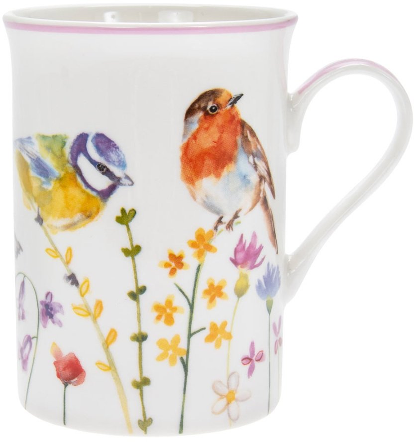 LP94511 / Bird Garden Printed Mug 52932 Kitchen & Table / Mugs & Cups Rosefields