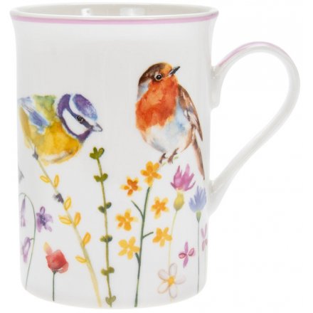 Bird Garden Printed Mug 