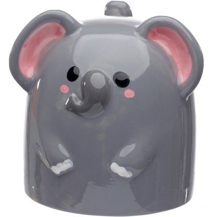 Upside Down Mug - Grey Elephant 