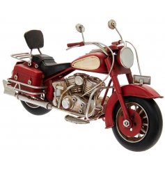 A classic Red Motorbike Ornament from the Leonardo Range