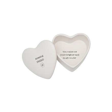 Amazing Friend Heart Trinket Dish, 9cm