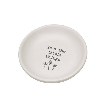 6cm Mini Round Trinket Dish, Little Things