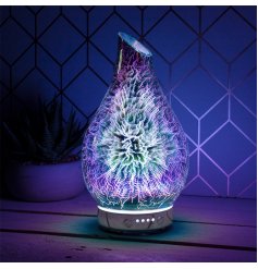 This Aroma Lamp is decorated with a striking 3D lightening bolt decal 