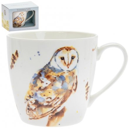 Country Life Mug, Owl
