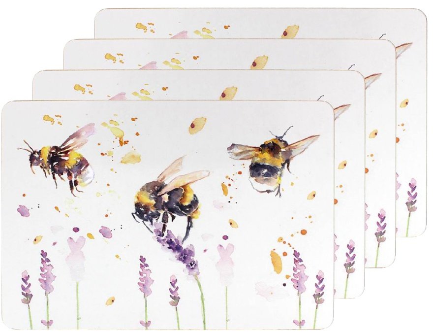 LP47417 / Country Life Bumble Bee Placemat Set 53241 Kitchen