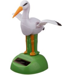 A fun and quirky Stork design solar pal. 