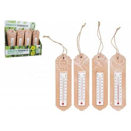 Hanging Terracotta Thermometer Mix 