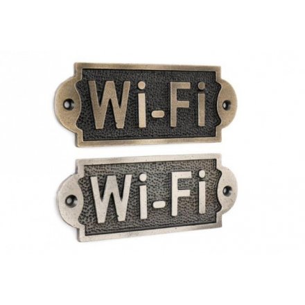 Assorted Wifi Plaques, 13cm 