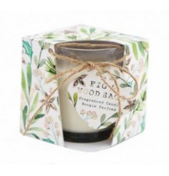  Part of a festive new range of homewares and gifts, a pretty packaged candle pot 