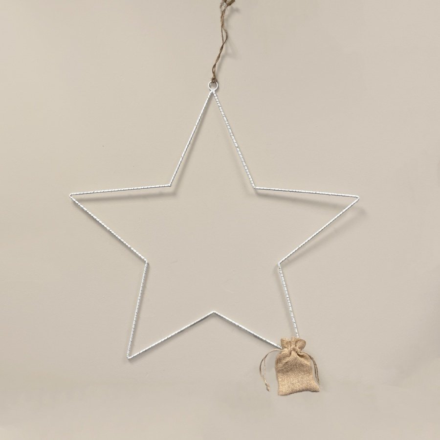 White Wire LED Star, 73cm | 53565 | Christmas / Light Up & LED Lights ...