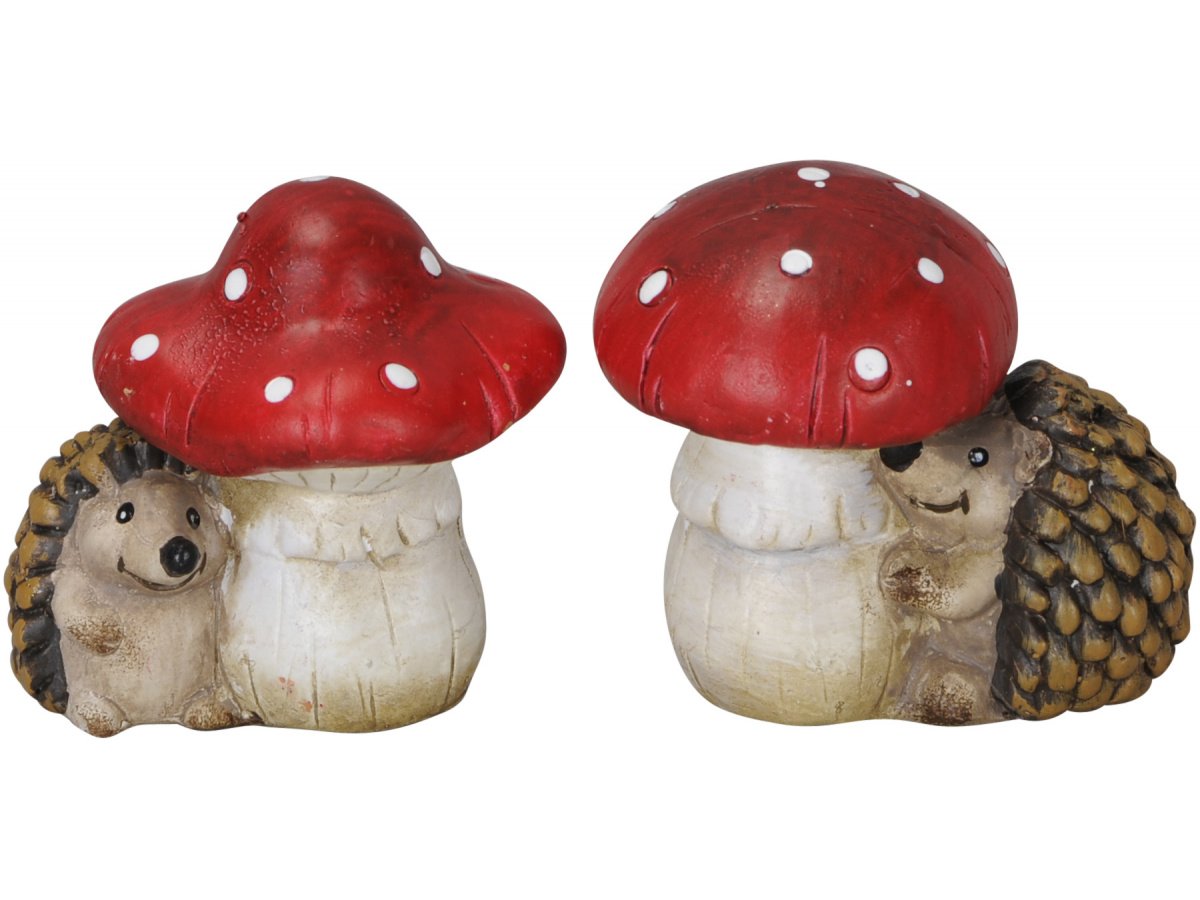 Hedgehogs & Toadstools, 7.5cm | | Christmas Decorations / Character ...