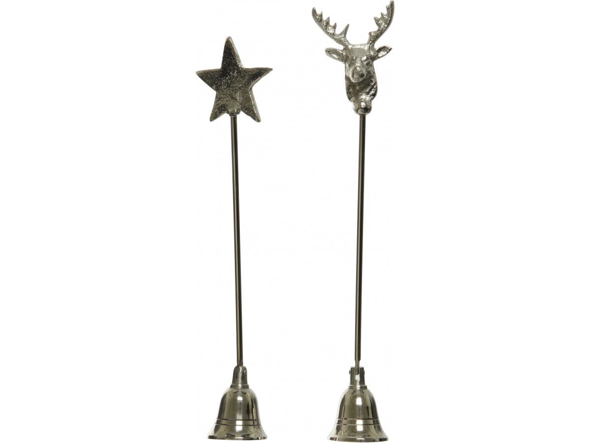 Stag/Star Candle Snuffers, 29cm 53896 Christmas / Candles and