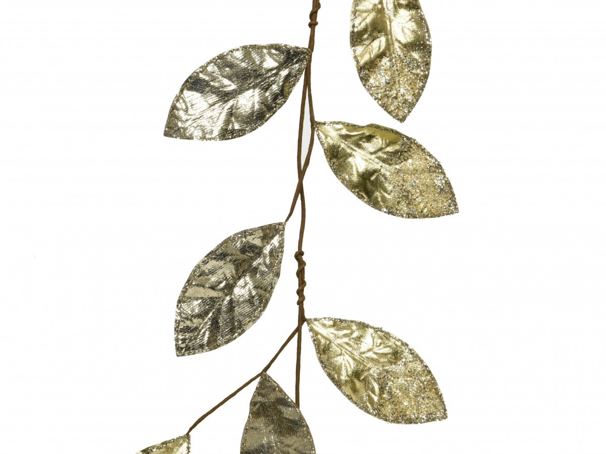 130cm Gold Leaf Garland Christmas Decorations / Wreaths & Garlands