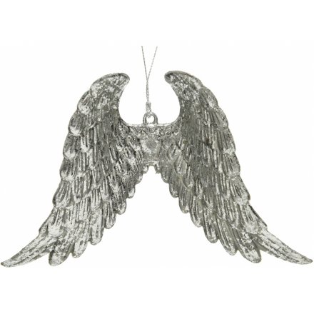 Silver Angel Wing Hanger 