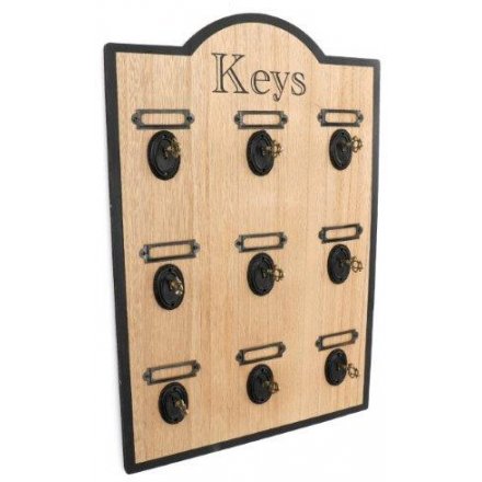 Wooden style key hook wall hanger