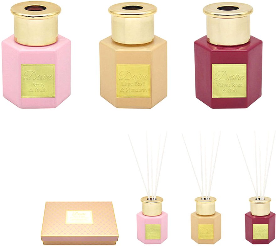 LP47058 / Set of 3 Desire Diffusers, Spring Flare 54248 Homeware