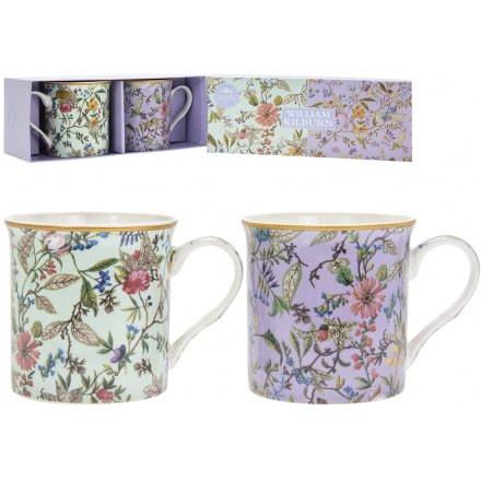 William Killburn Floral Mug Set 