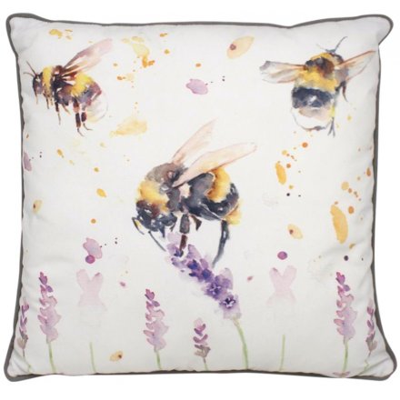 Country Life Cushion, Bees