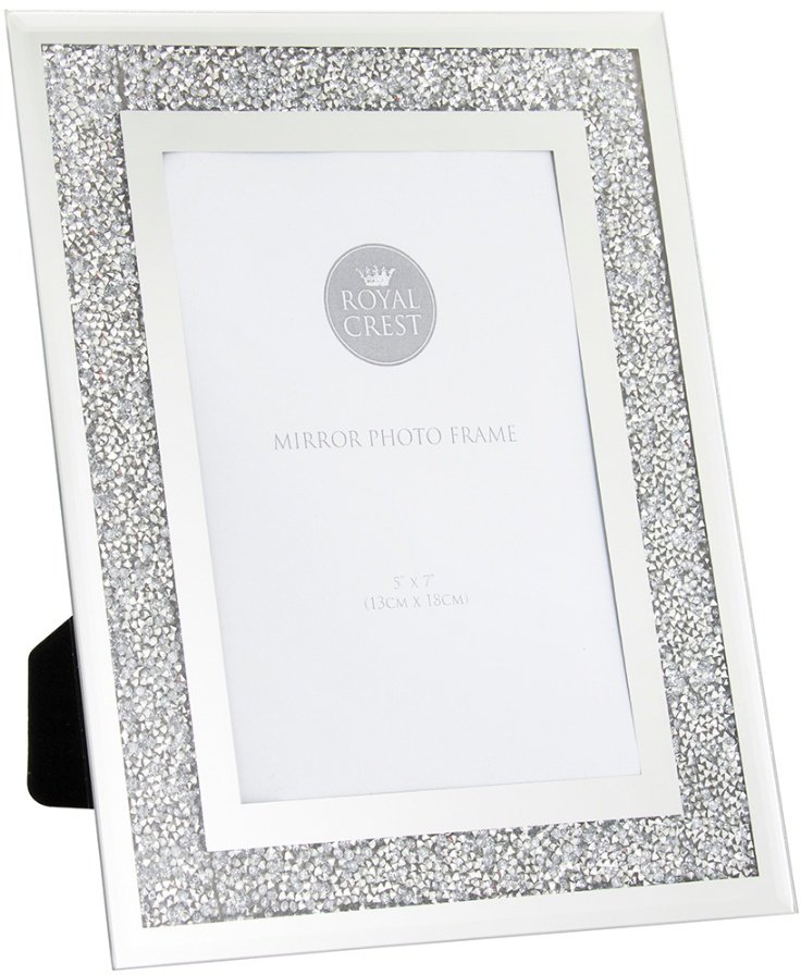 LP45069 / Mirrored Bling Picture Frame, 5x7" 54346 Homeware / Photo Frames & Mirrors