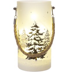 this warm glowing LED decoration is sure to bring a cosy feel to any space 