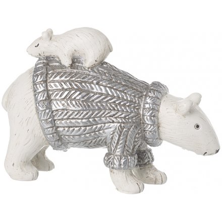 Polar Bear and Cub Ornament
