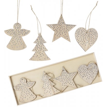 Silver Sequin Decorations
