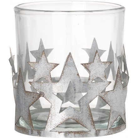 Tarnished Star Candle Pot 