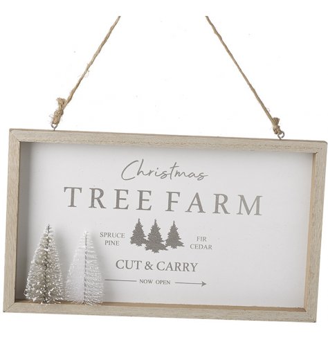 A natural wood framed plaque featuring a Bold Text decal and added bristle tree touch, a stunning accessory to bring to 