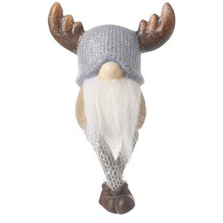 Gonk With Antlers Shelf Sitter, 20cm 