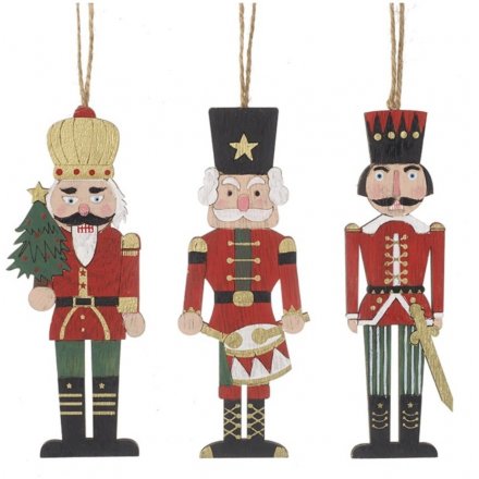 Nutcracker Soldier Hanging Traditional Christmas Decoration 