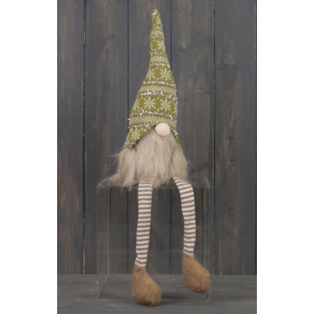 Dangly Leg Gonk With Green Hat, 57cm 