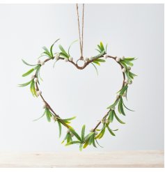  A simple yet sweet decorative hanging piece for the home this christmas