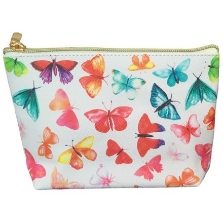 Colourful Butterfly Wash Bag 