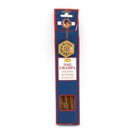 40pack Incense Sticks With Holder, Nag Champa 