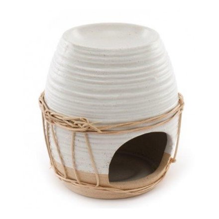 Neutral Oil Burner With String Decal, 12cm 
