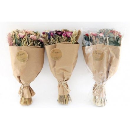 Dried Flower Bunches, 45cm 
