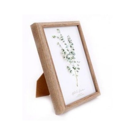Simple Wooden Effect Frame, 14cm 