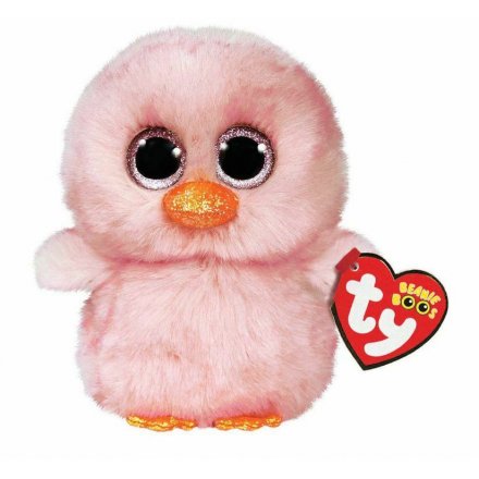 Pink Chick Beanie Boo TY, 16cm 