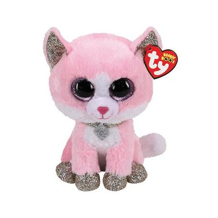 TY Beanie Boo - Fiona Pink Cat