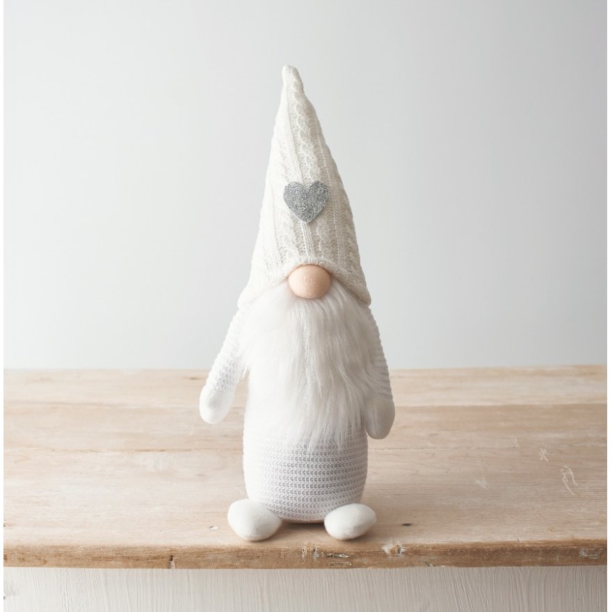 Winter White Gonk, 34cm 