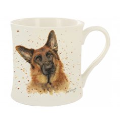  An ideal gift for any dog fans or a German Shepherd owner, this top quality mug comes with a presented gift box 