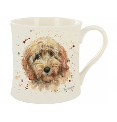 beautiful Candy the Dog fine china mug is an excellent addition to the Paws & Claws range