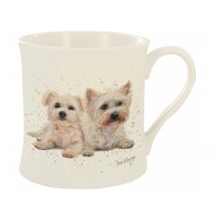 Thistle & Snowdrop the Dogs fine china mug is an excellent addition to the Paws & Claws range