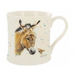 Dobbin & Milo the Donkey and Mouse fine china mug is an excellent addition to the Paws & Claws range