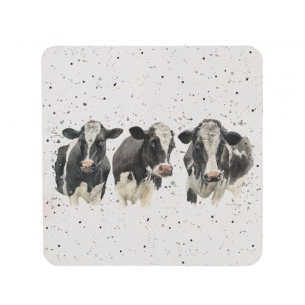 Quirky Cow Set of Cork Coasters 