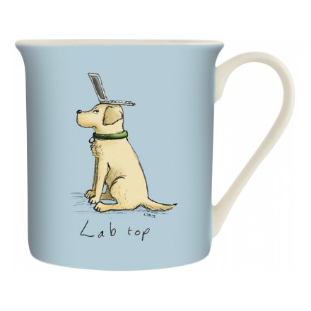 Lab Top Blue Mug 