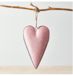 A Sweet Pink Hanging Heart Decoration